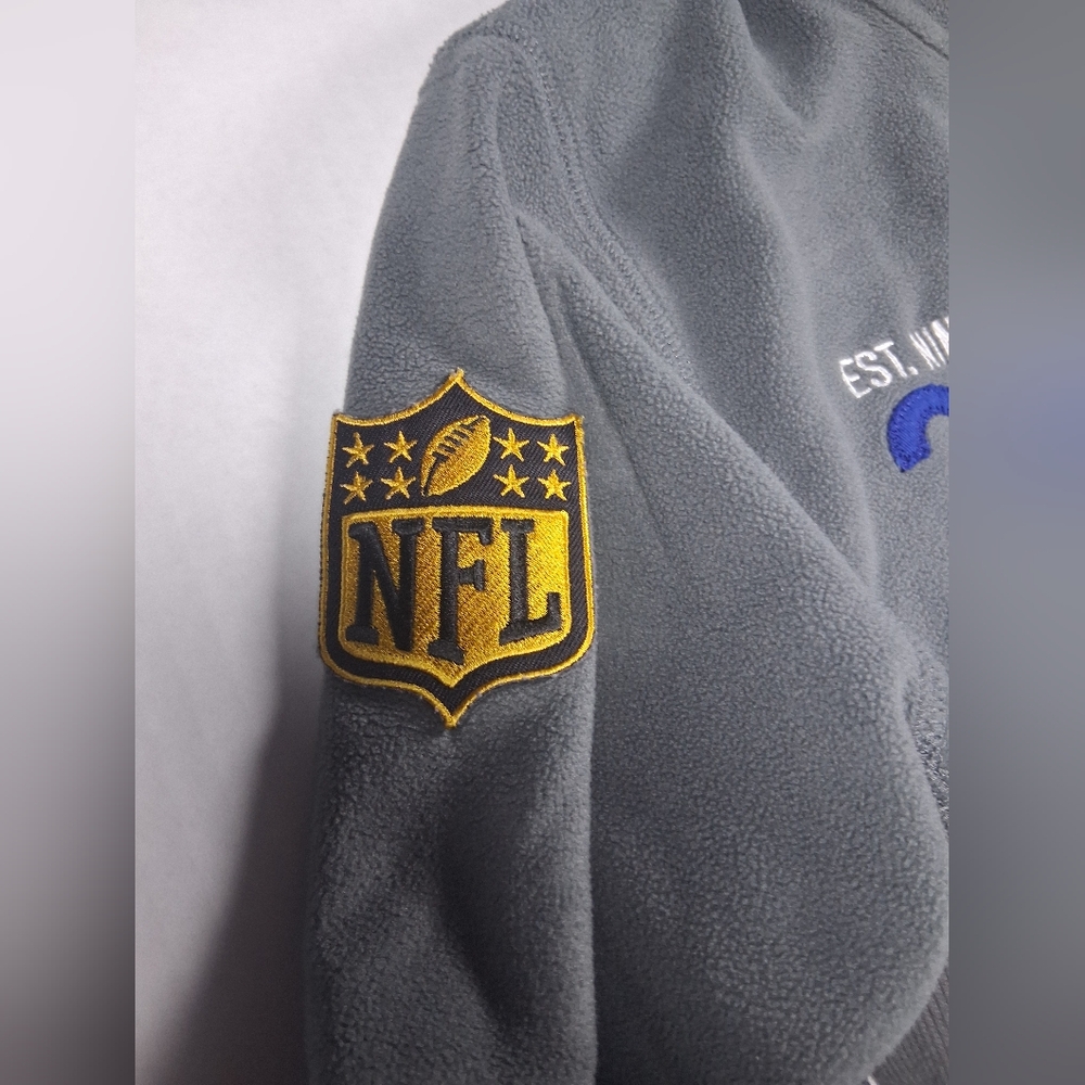 NFL Team Apparel Giants Fleece Sweater Size Small - Picture 4 of 12